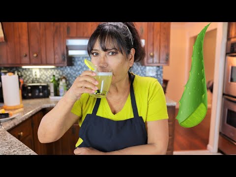 Como preparar bebida de aloe vera