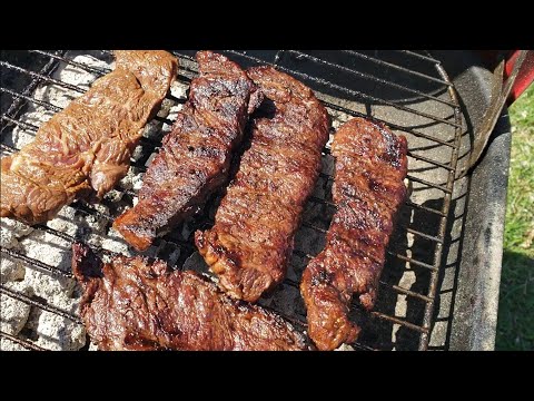Como preparar carne para asar al carbón