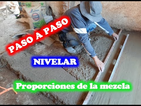 Como preparar el cemento para piso