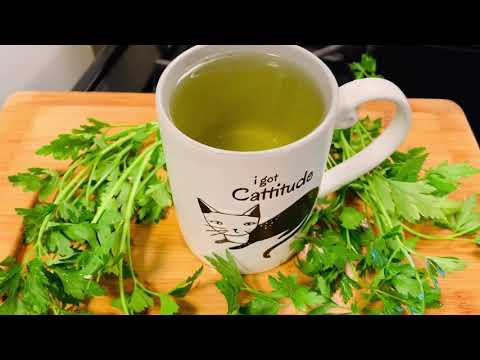 Como preparar el te de perejil