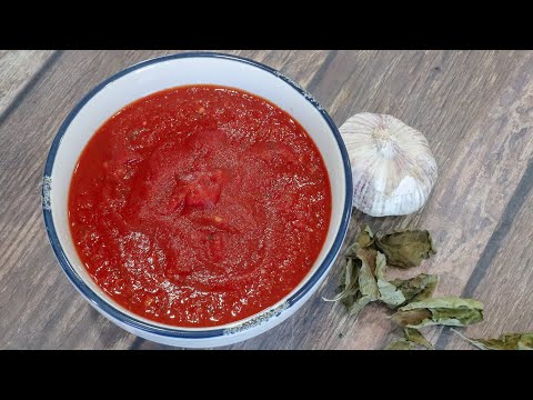 Como preparar salsa de tomate para pizza