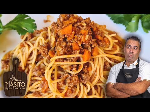Como preparar spaghetti a la boloñesa