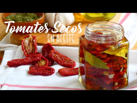 Como preparar tomates secos en aceite