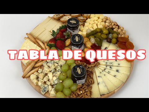 Como preparar una tabla de quesos y fiambres